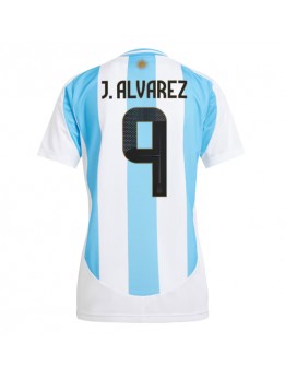 Argentina Julian Alvarez #9 Zenski Domaci Dres Copa America 2024 Kratak Rukavima